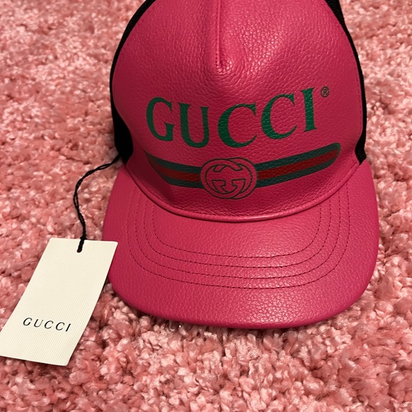 Gucci Accessories - GUCCI Leather woman’s hat - adjustable strap